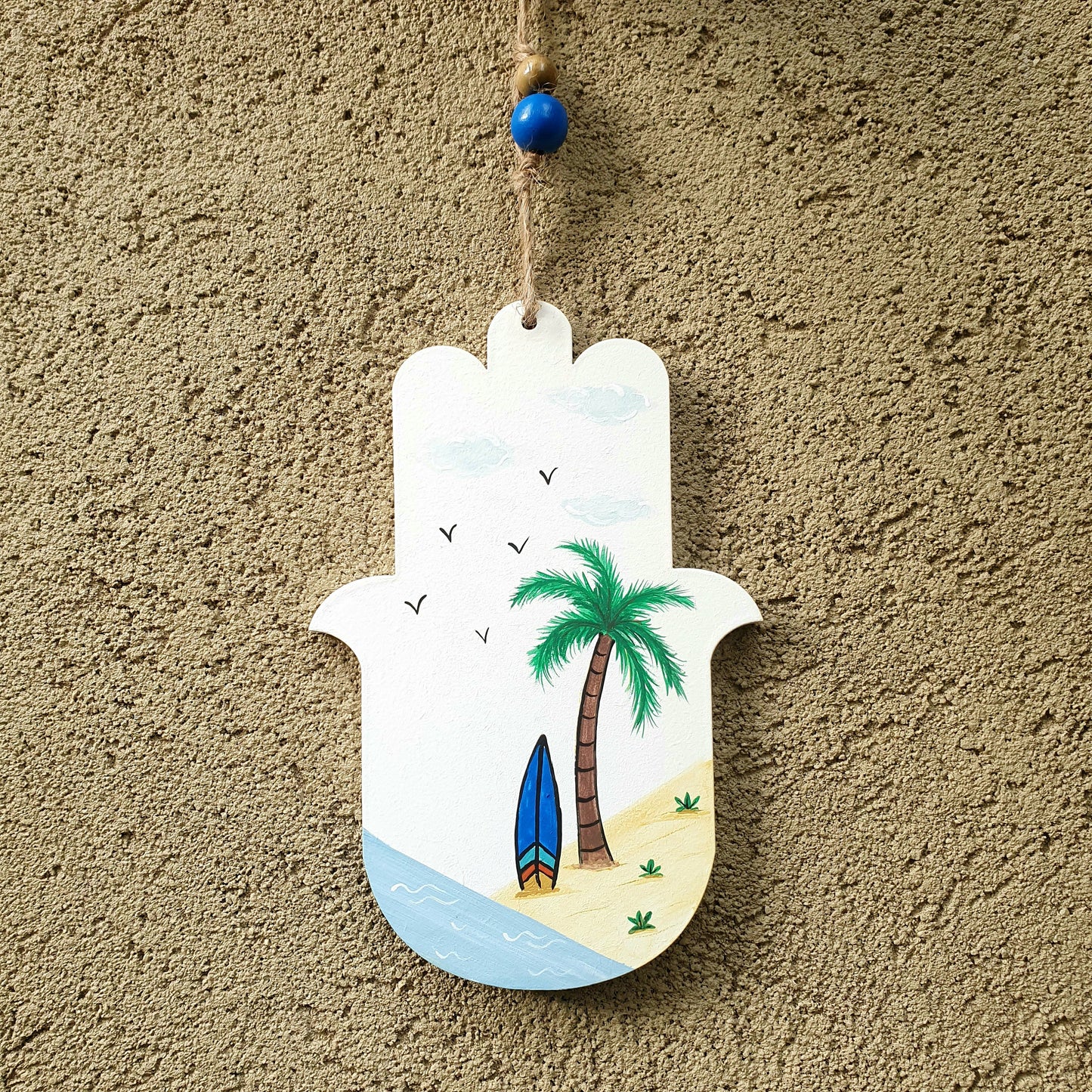 Astar | חמסה מעוצבת לקיר בעבודת יד | חמסה לכניסה לבית